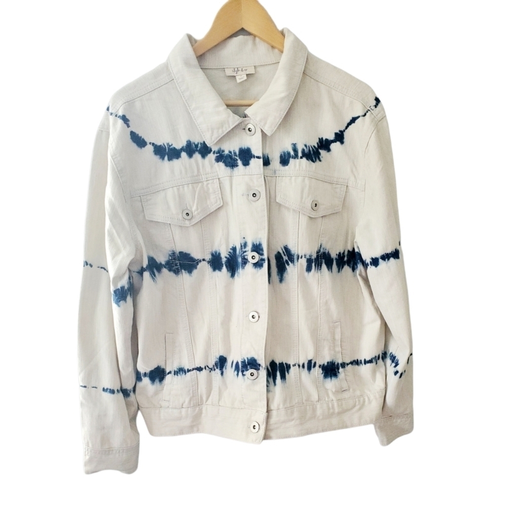 Style & Co. Tie Dyed Lightweight Jacket Size Medium? NWOT